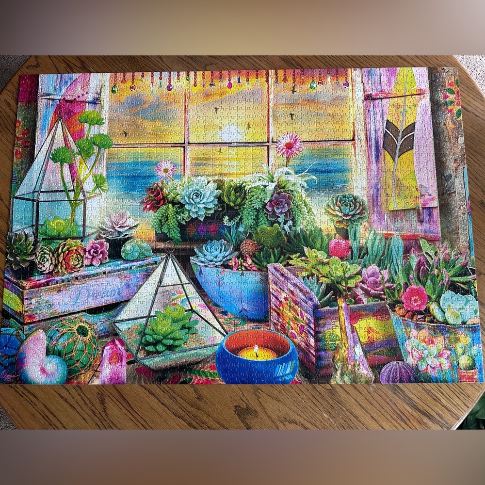 2000 piece “Good Vibes” Buffalo brand puzzle